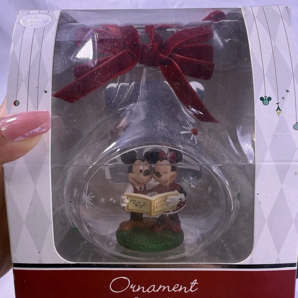 Disney Sketchbook 2014 Mickey Minnie Caroling Christmas Ornament In Box